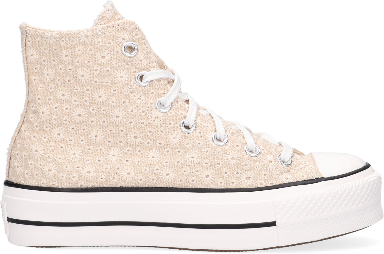 Beige CONVERSE CHUCK TAYLOR ALL STAR LIFT HI Hoge sneaker | Omoda