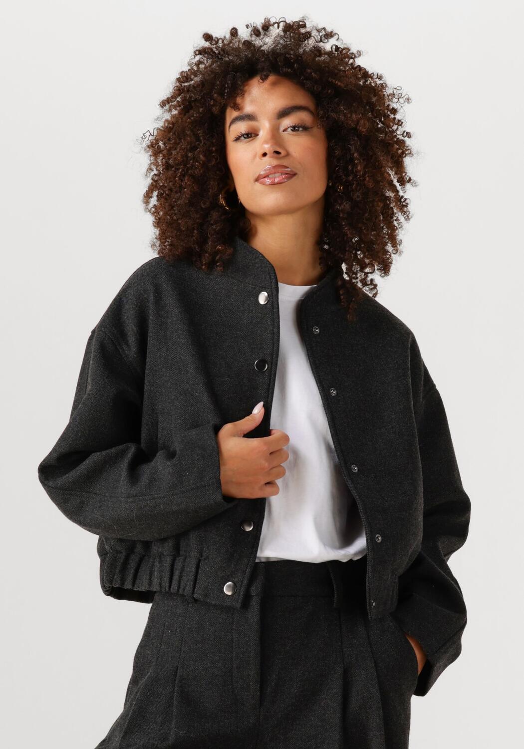 Donkergrijze MSCH COPENHAGEN Jack MSCHSEBA JACKET | Omoda