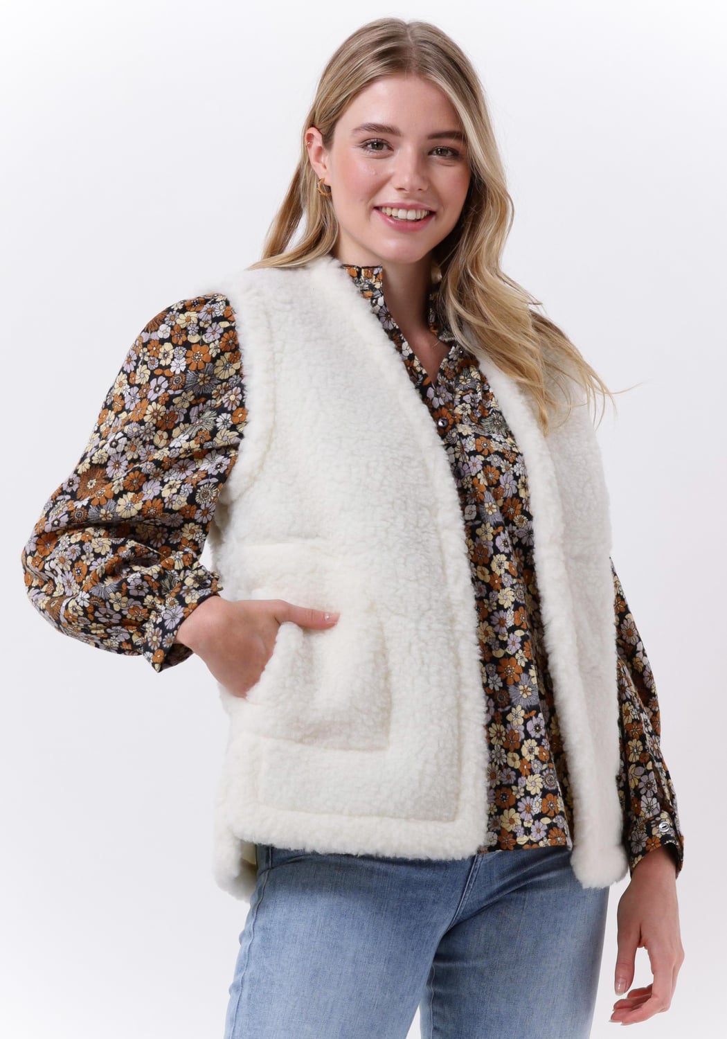 Witte ALWERO Bodywarmer FOLKER 1167.01 | Omoda