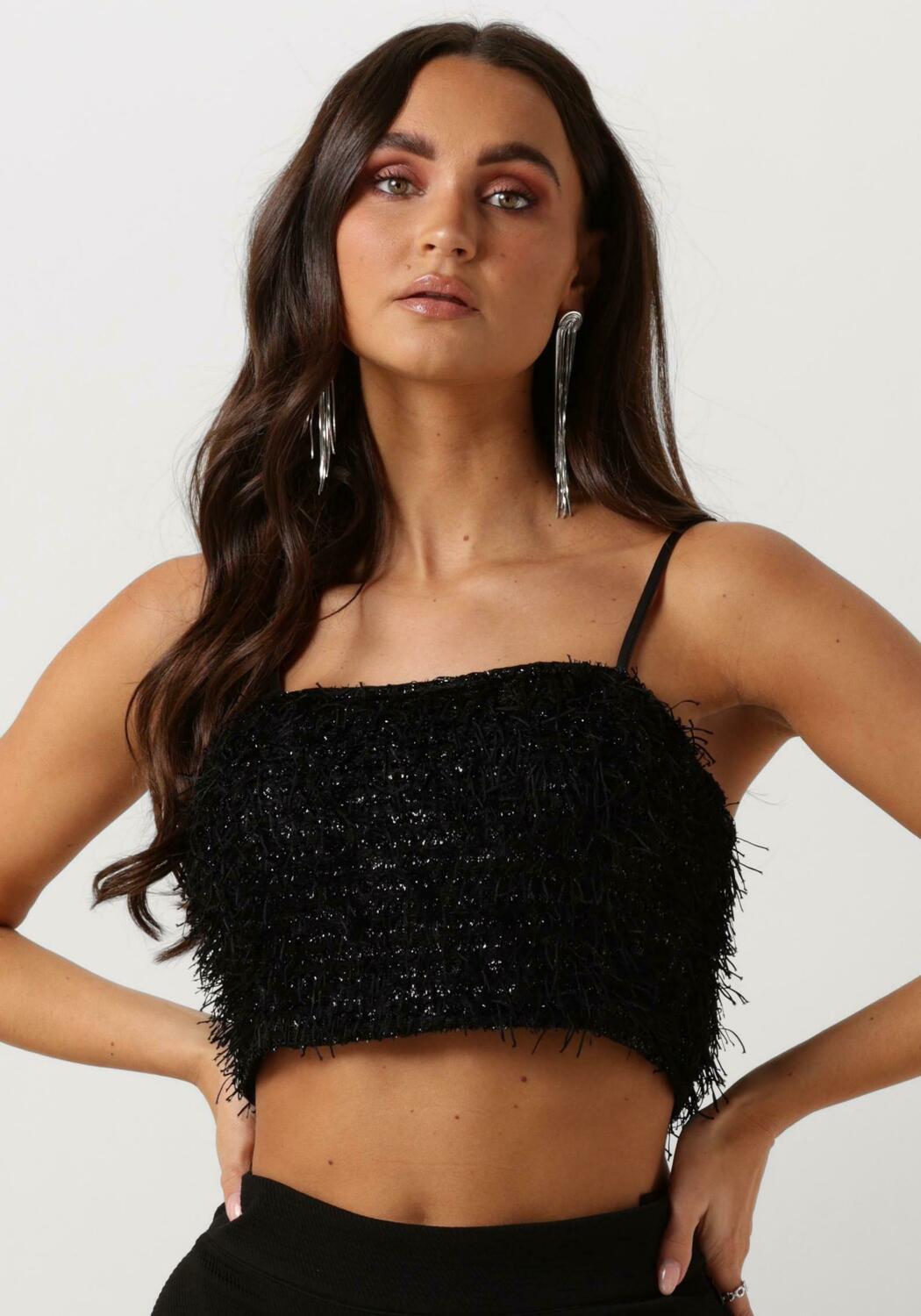 Zwarte CO COUTURE Top GONZOCC CROP TOP Omoda