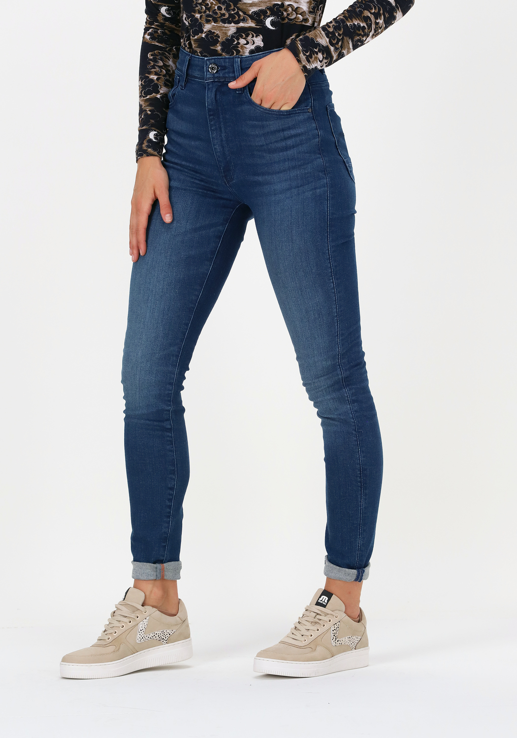 Blauwe G-STAR Skinny jeans KAFEY HIGH WMN | Omoda