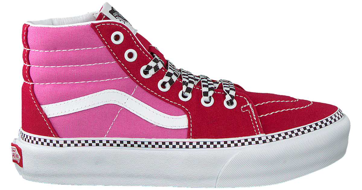rode vans hoog