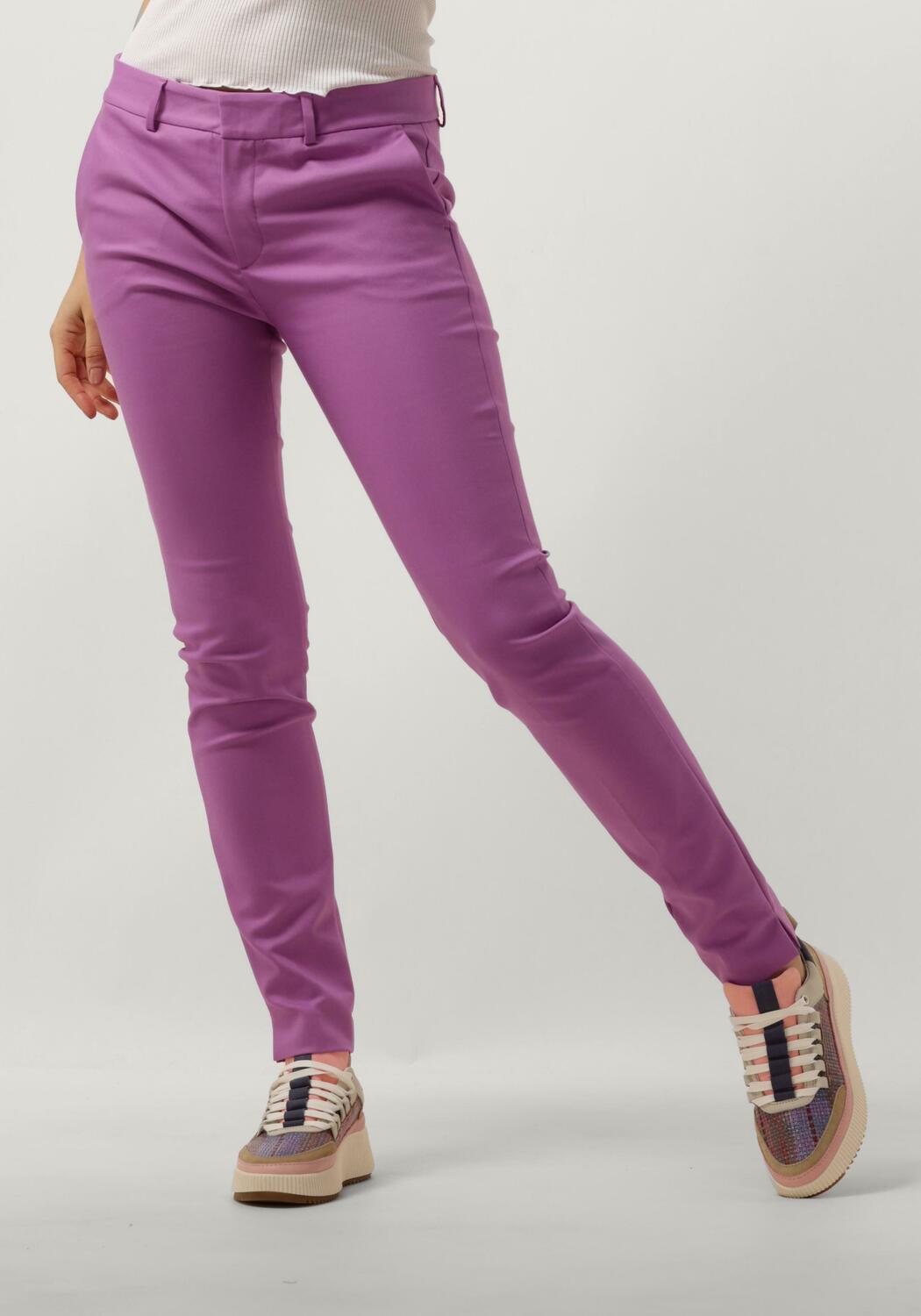 Pantalon Chinois à Motifs MOS MOSH IVANA Syrah Red - Taille 25, Neuf Avec étiquettes, Couleur Rouge Syrah