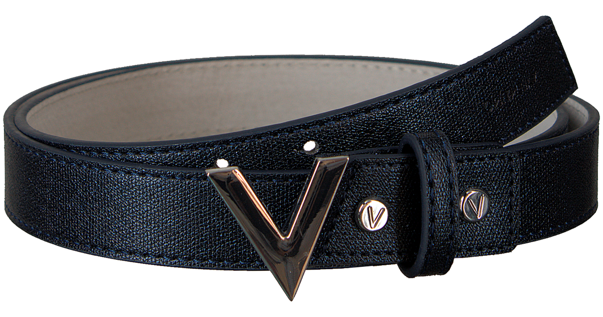 Blauwe VALENTINO HANDBAGS Riem MARILYN PLAQUE BUCKLE BELT Omoda