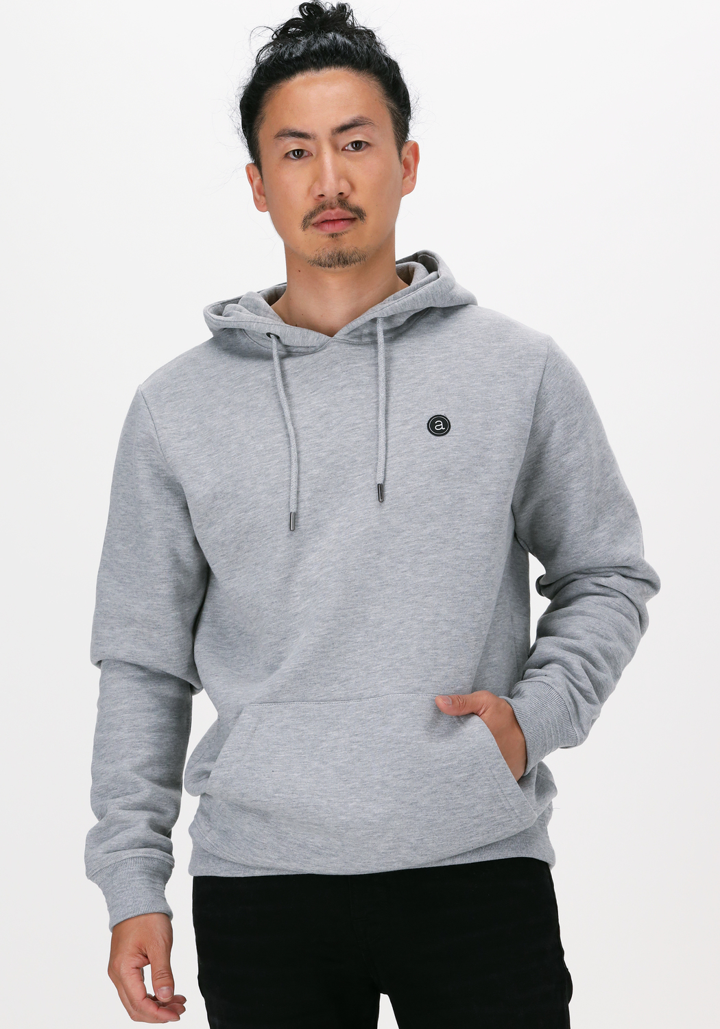 Lichtgrijze relaxed sweater main image 0
