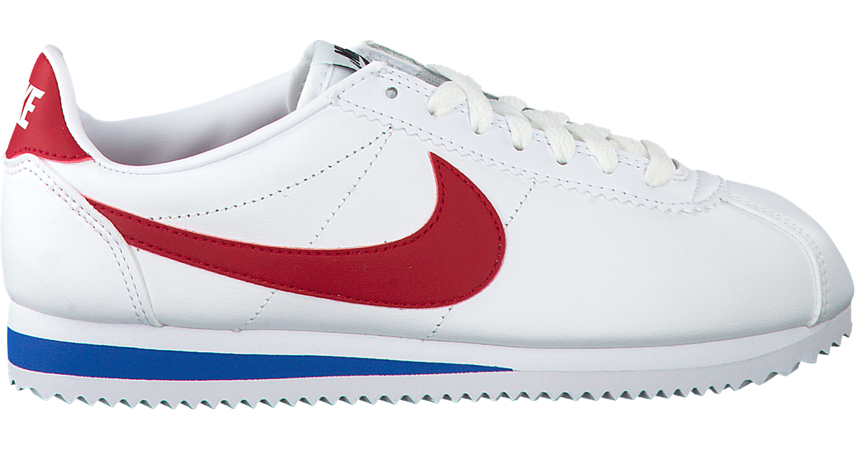 Witte NIKE Sneakers CLASSIC CORTEZ LEATHER WMNS | Omoda