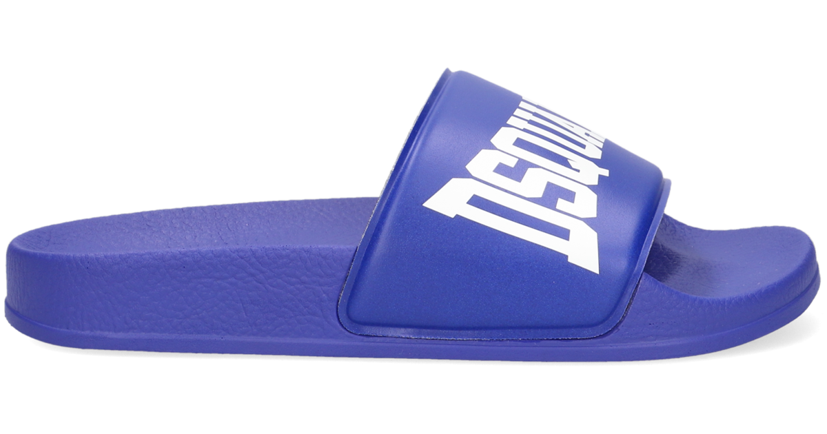 Blauwe DSQUARED2 Slippers DSQUARED2 KID SLIDE | Omoda