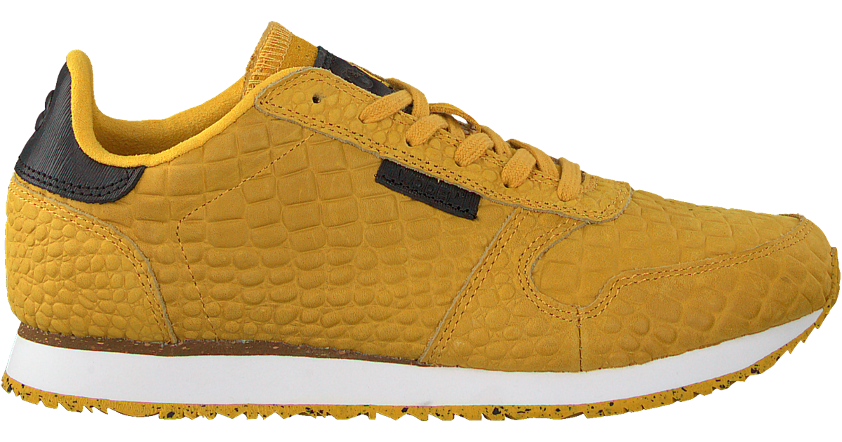 Gele WODEN Sneakers YDUN CROCO | Omoda