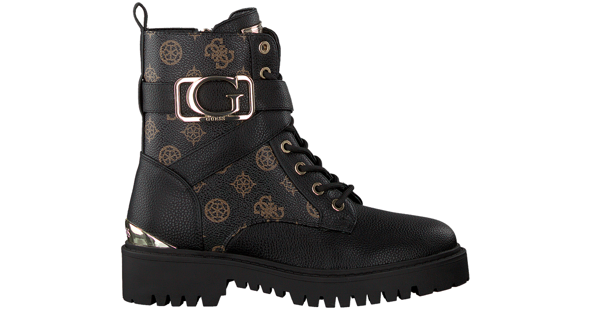 Zwarte GUESS Veterboots ORANA | Omoda