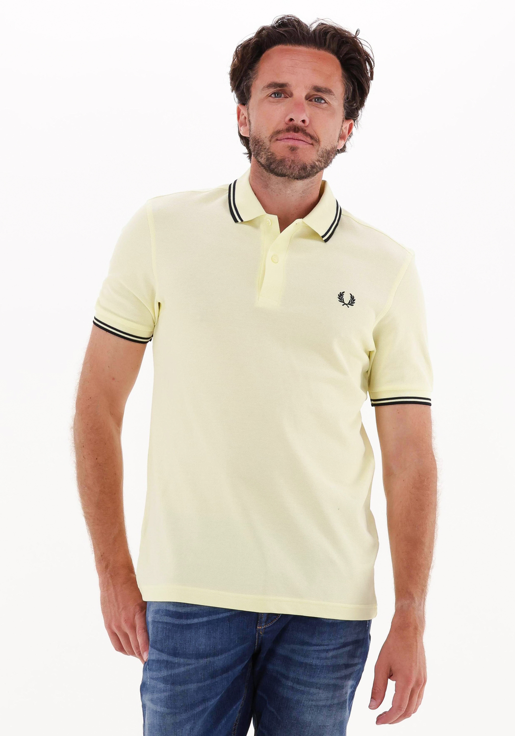 fred perry zwart geel