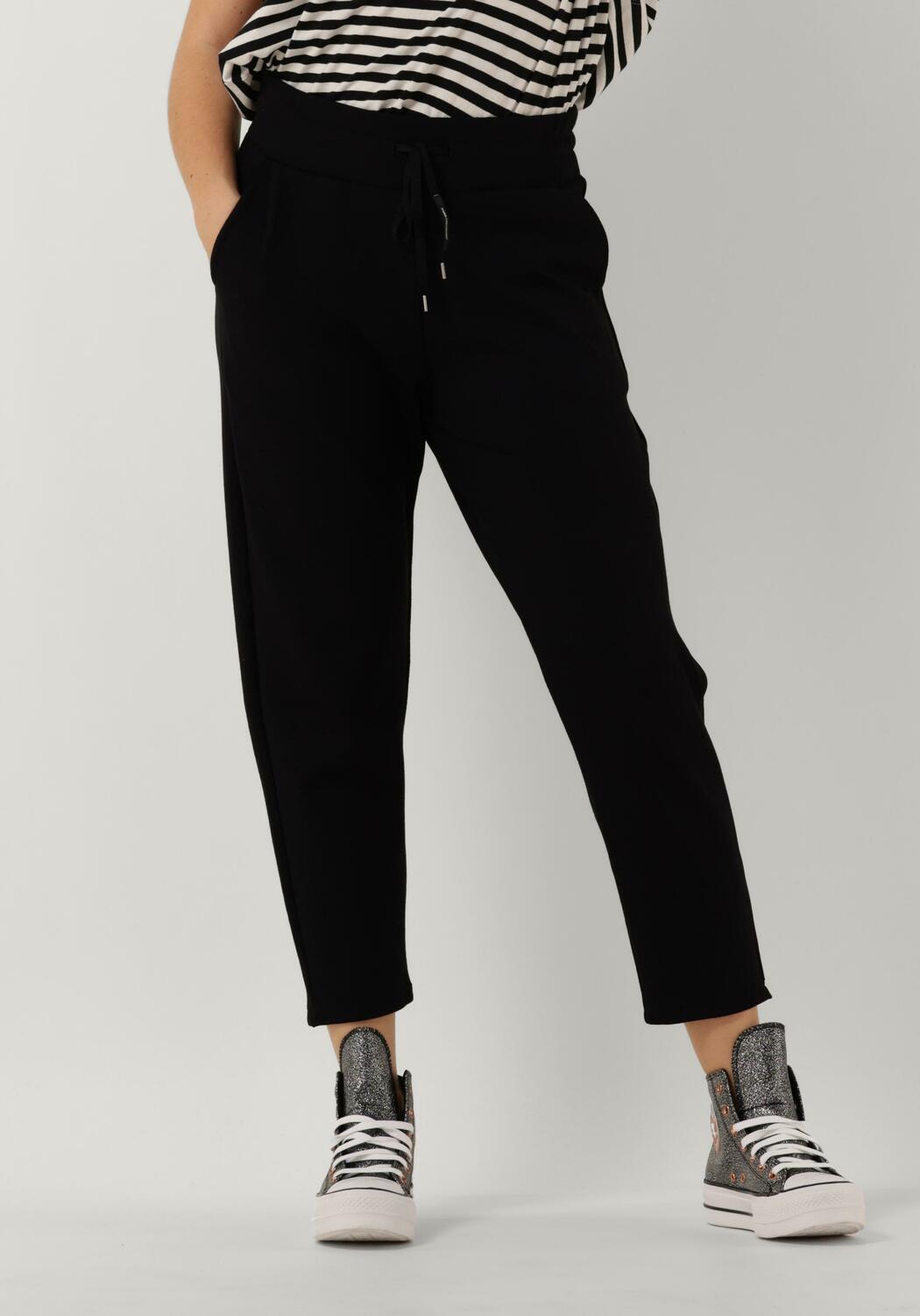 Zwarte 10DAYS Pantalon HIGH WAIST JOGGER Omoda