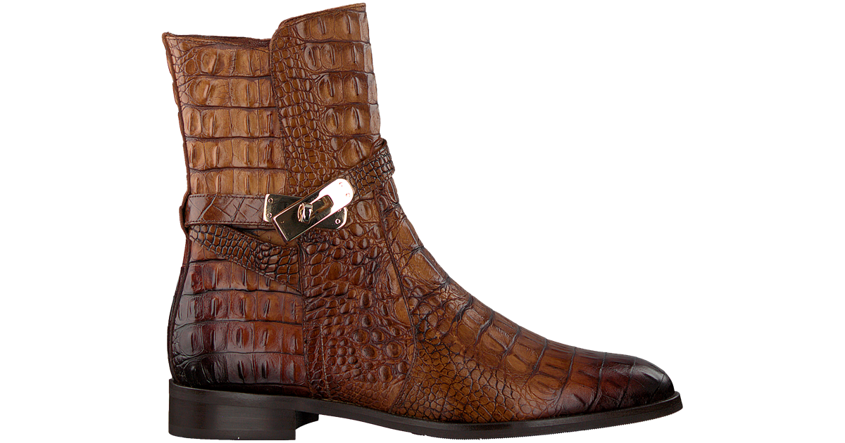 Beige PERTINI 25523 Enkellaarzen | Omoda