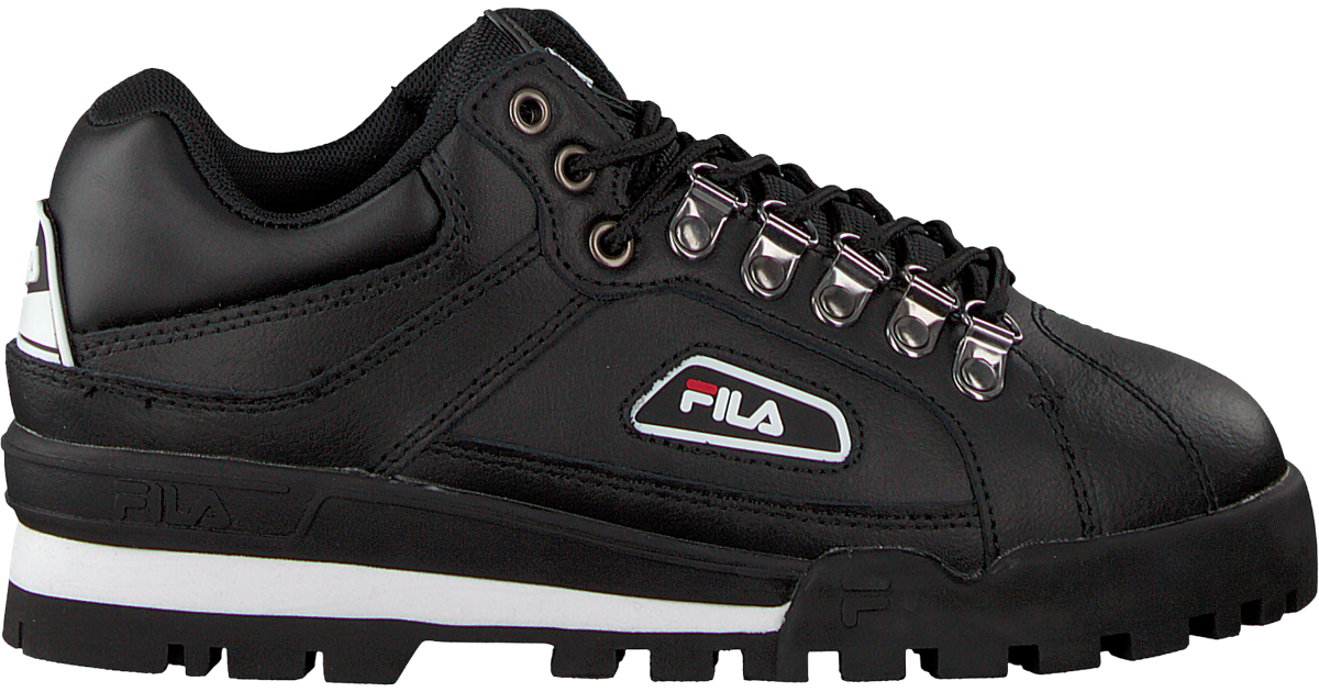 fila black trailblazer wedge trainers