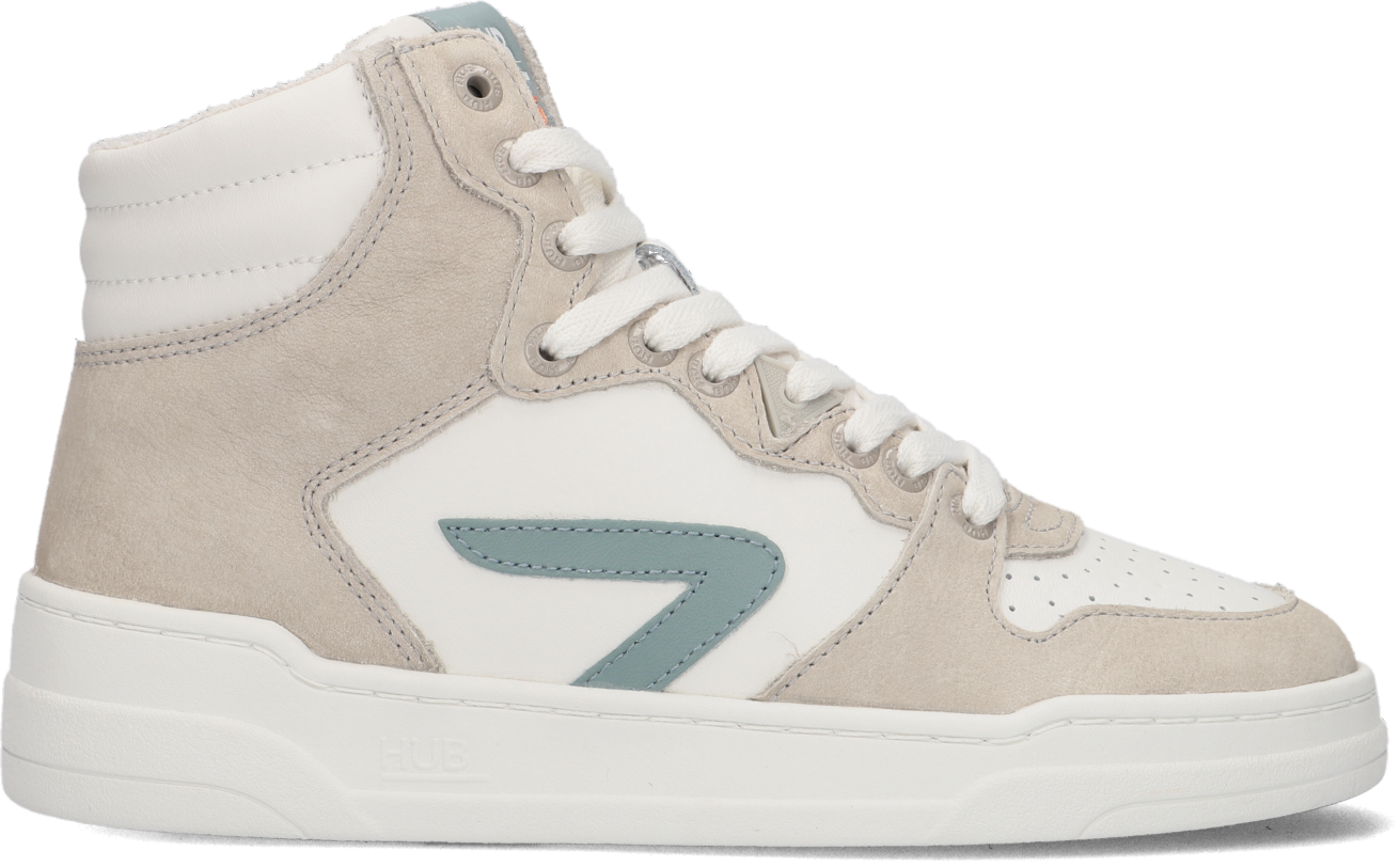 Witte HUB COURT-Z HIGH Hoge sneaker | Omoda