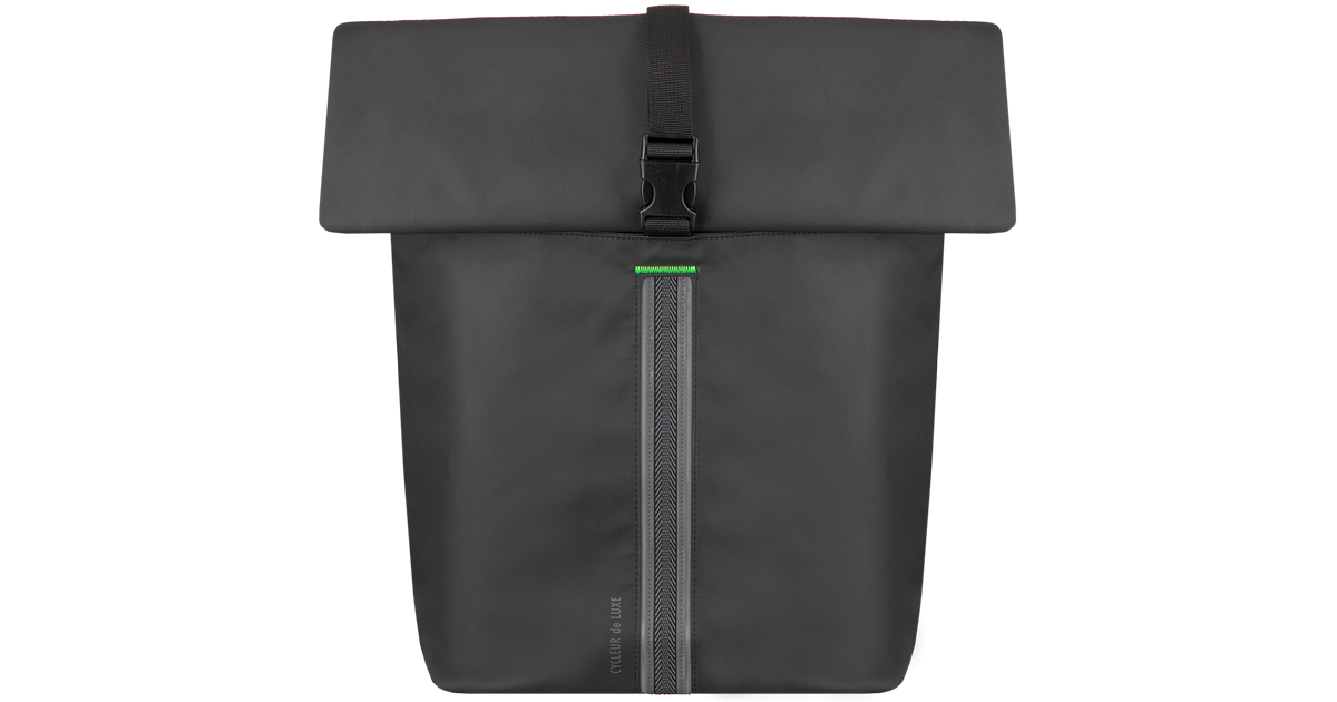zwarte cycleur de luxe rugtas stelvio Omoda zwarte cycleur de luxe rugtas stelvio Omoda