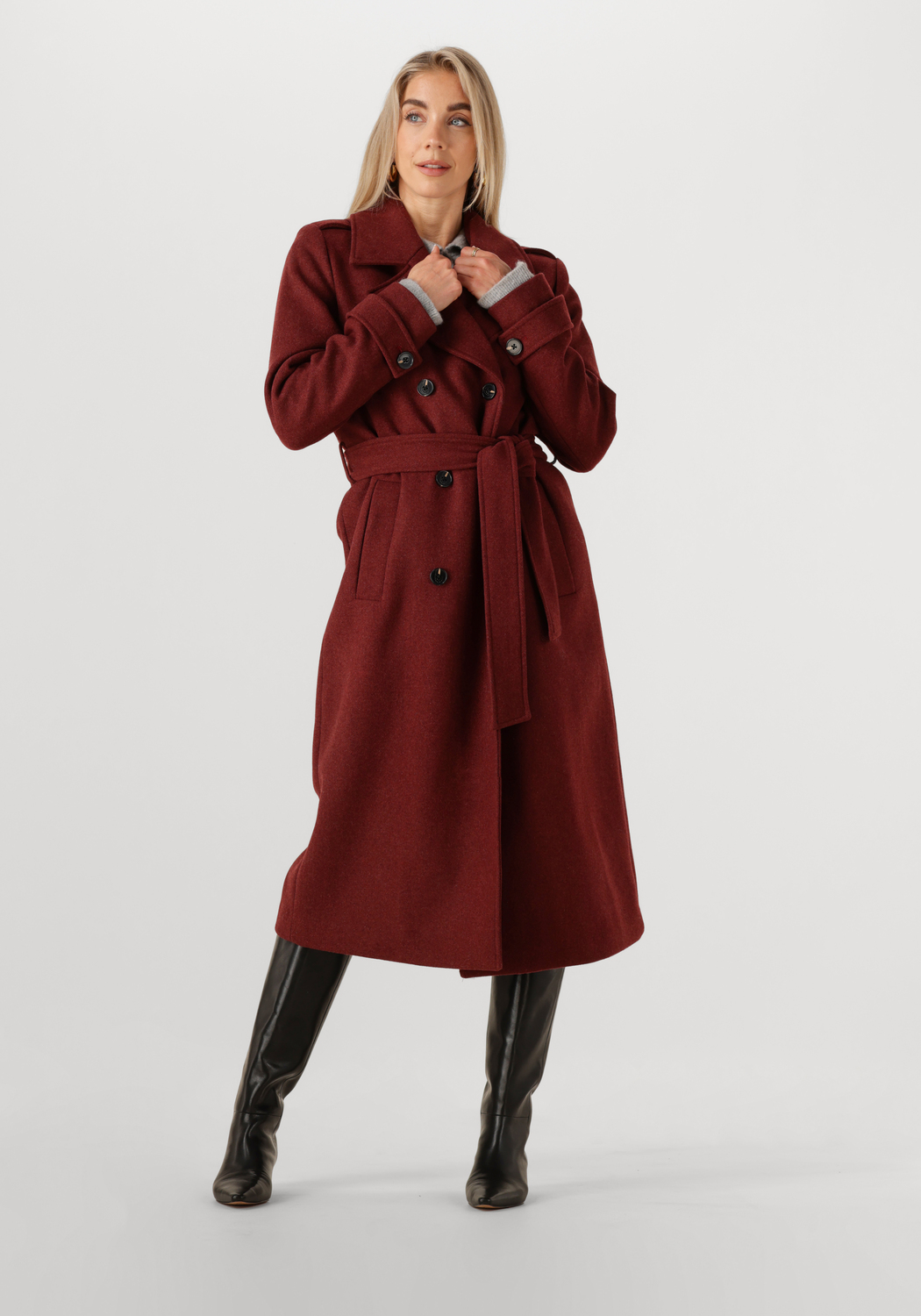 Rode MODSTRÖM Mantel SHAYMD COAT | Omoda