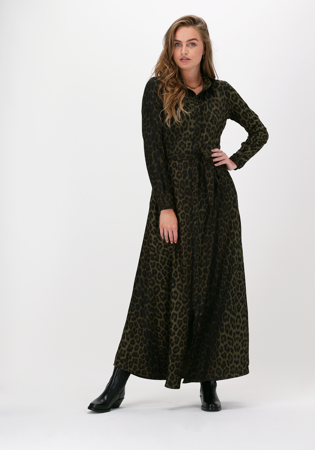 Groene EST SEVEN Maxi jurk EST MAXI DRESS