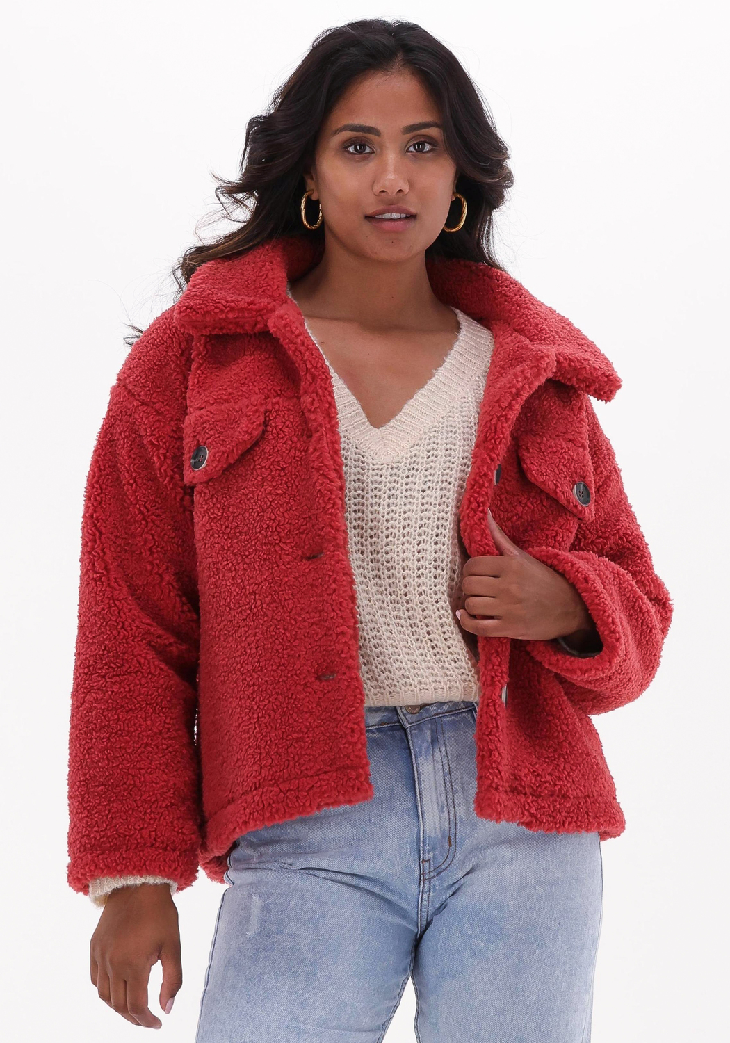 Bdg theo fleece teddy jacket deals
