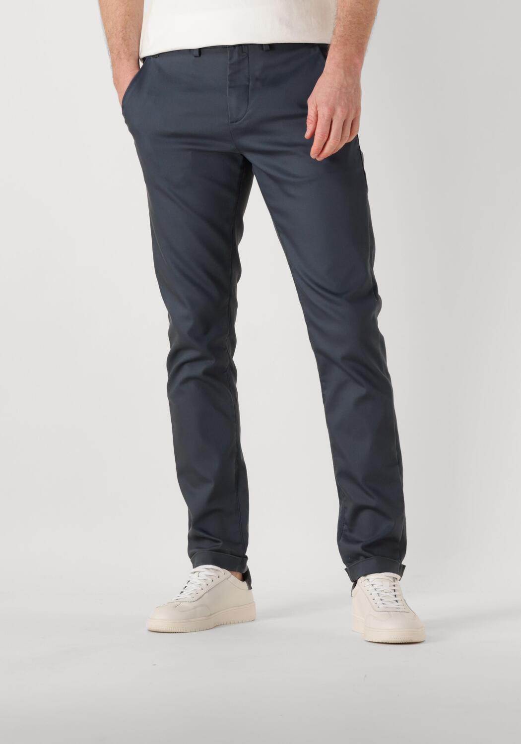 Blauwe CAST IRON Chino RISER CHINO STRETCH | Omoda