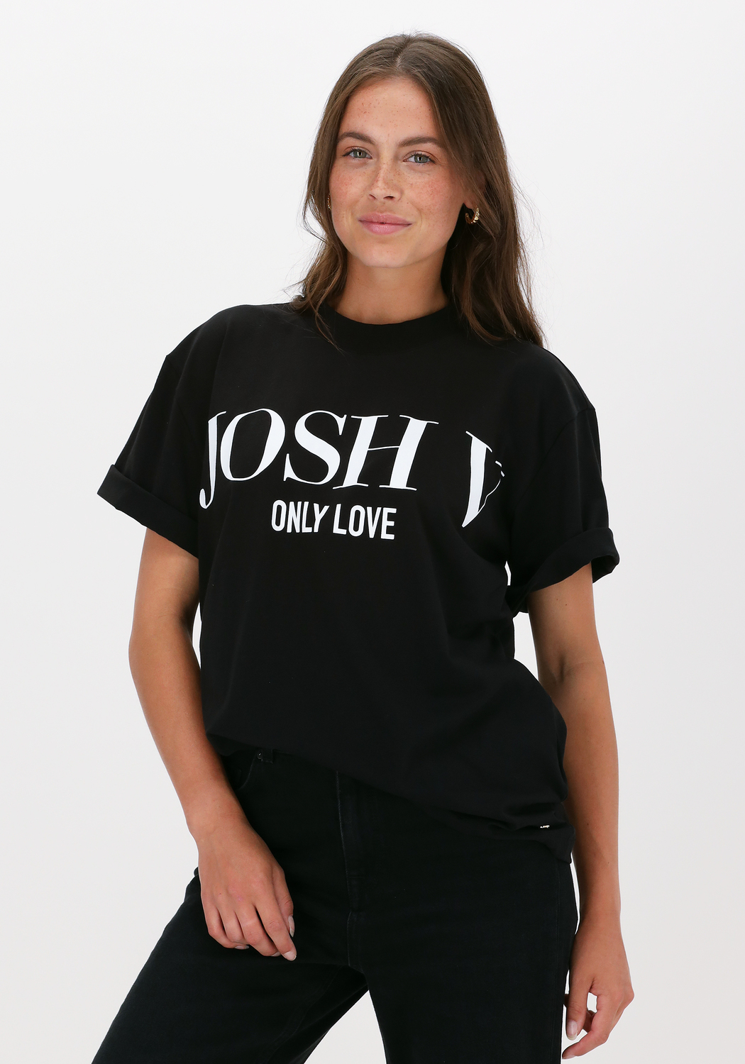 Weg extreem Verrast zijn Zwarte JOSH V T-shirt TEDDY ONLY LOVE | Omoda