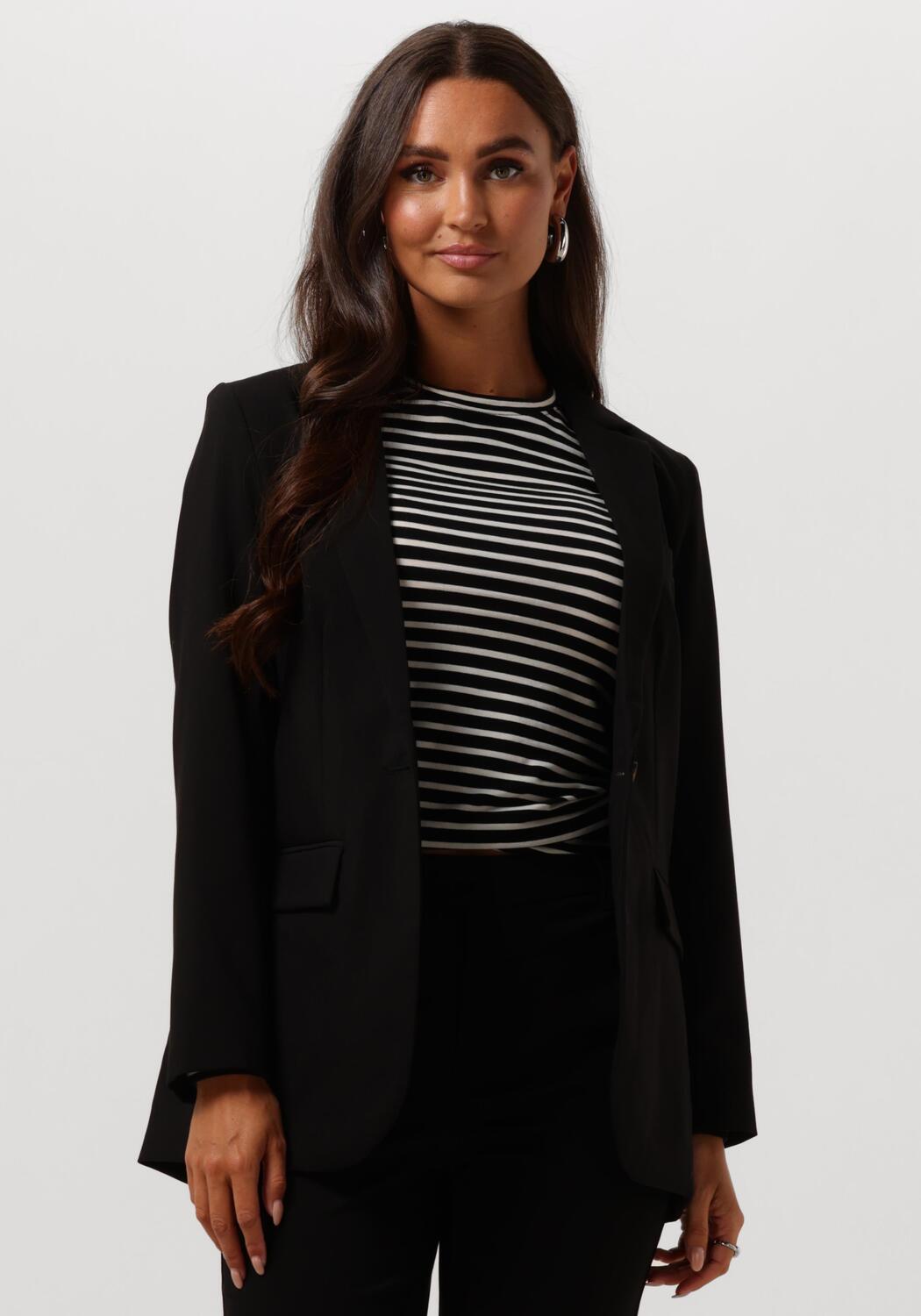 OBJECT COLLECTORS ITEM Blazer OBJSIGRID – Giacca Lunga In Poliestere Riciclato, Spalline Removibili, Colletto Revers, Vestibilità Regolare, Per Uomo E Donna