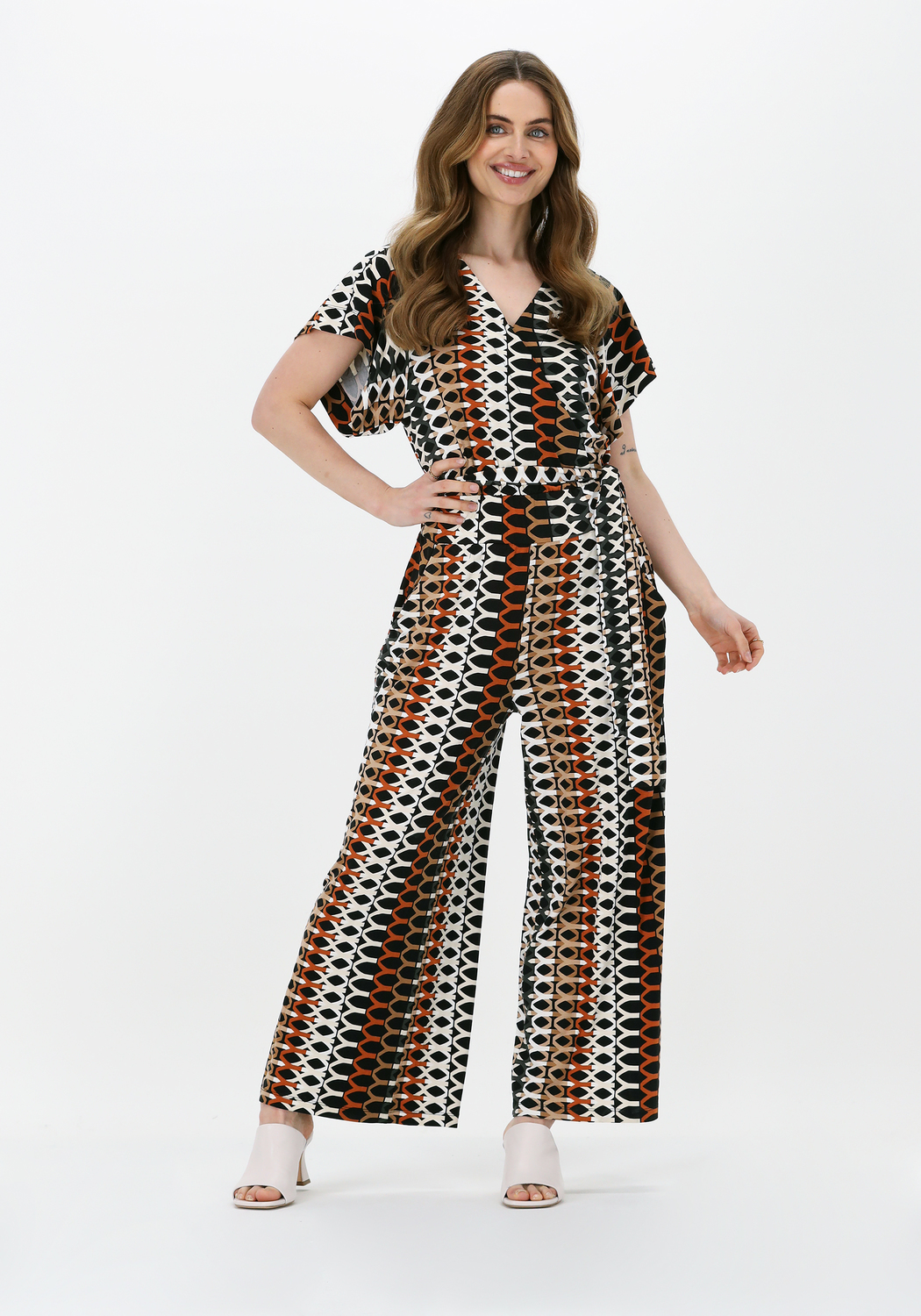 Witte SUMMUM Jumpsuit JUMPSUIT PRINT ON VISCOSE EA Omoda