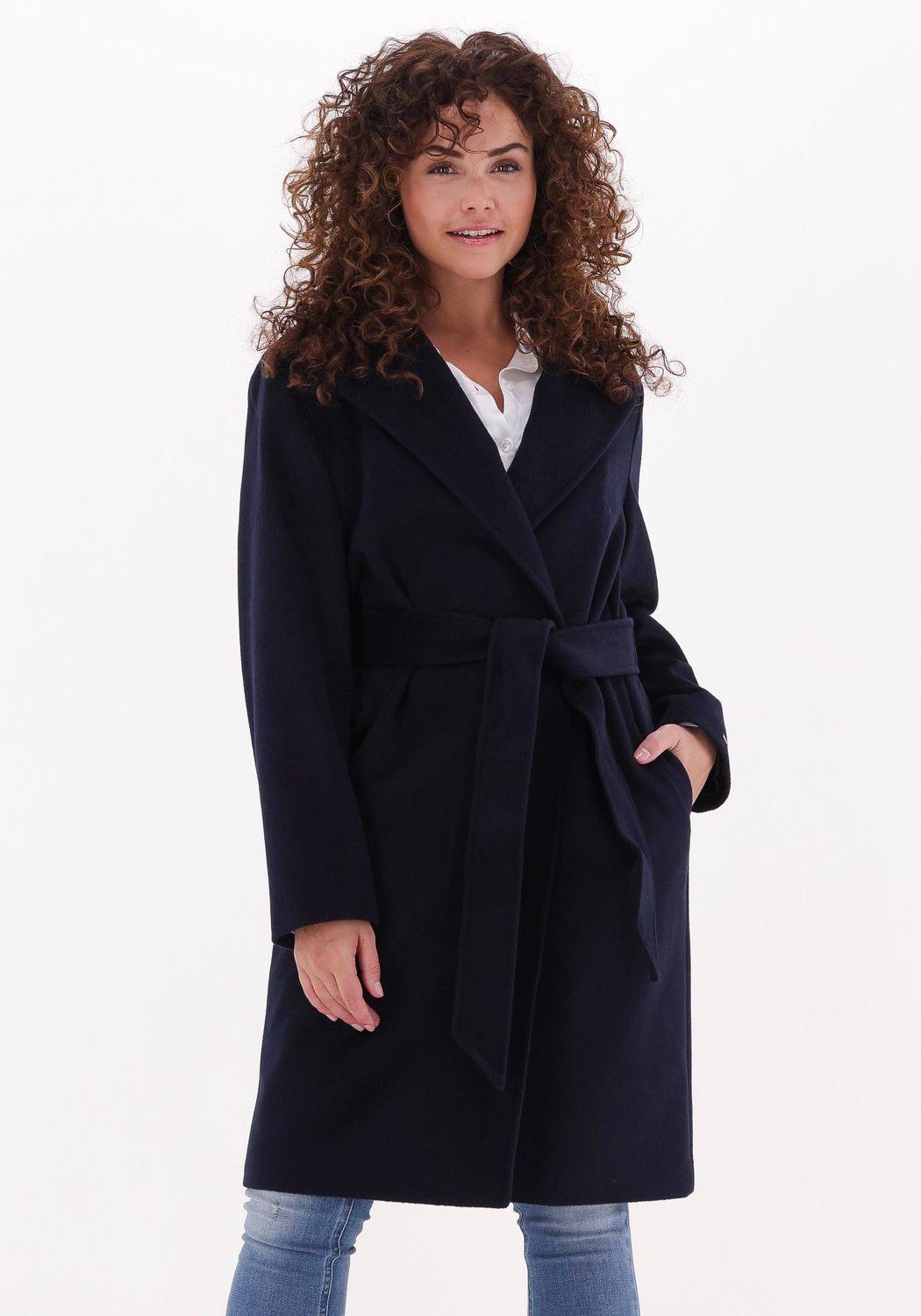 Belle long blend coat tommy hilfiger outlet
