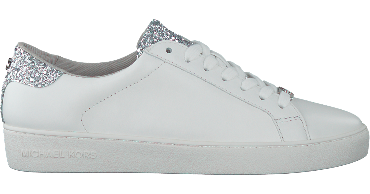 witte michael kors sneakers irving lace up