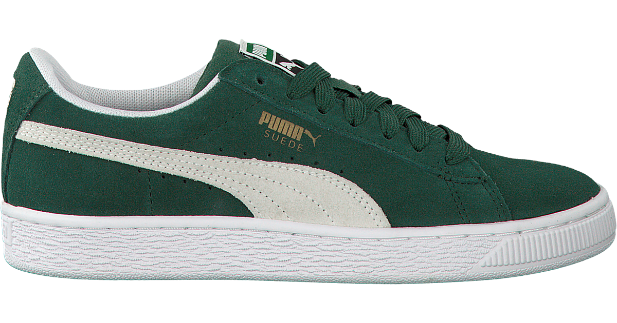 Groene PUMA Sneakers SUEDE CLASSIC JR | Omoda
