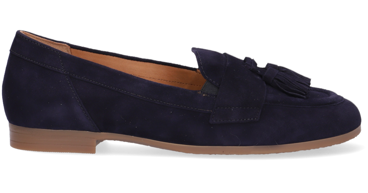 gabor navy loafers