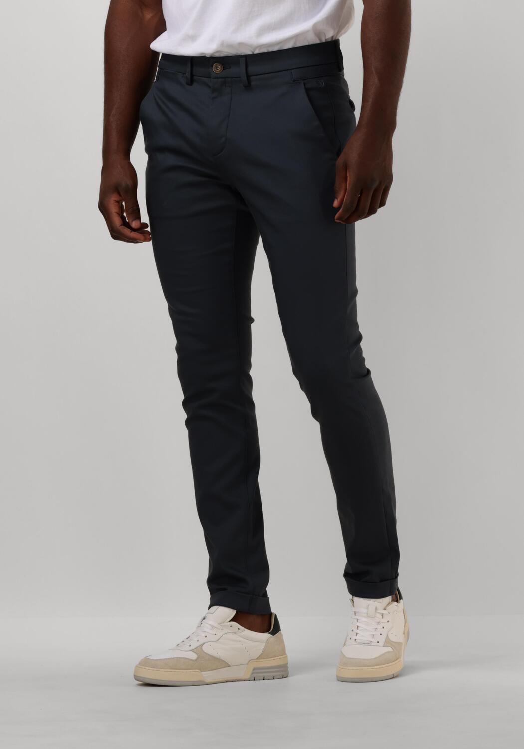 Blauwe CAST IRON Chino RISER CHINO STRETCH | Omoda