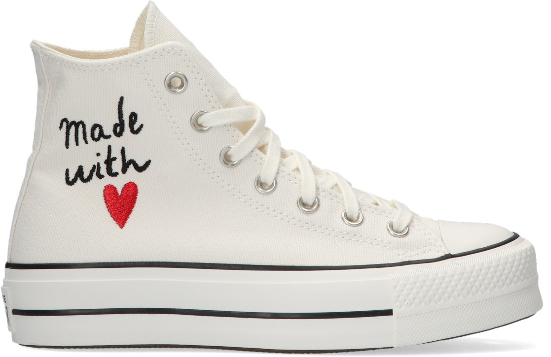 Witte CONVERSE CHUCK TAYLOR ALL STAR LIFT HI Hoge sneaker | Omoda