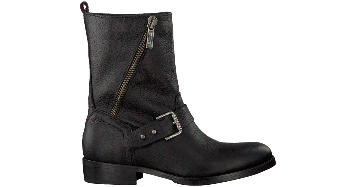 tommy biker boots