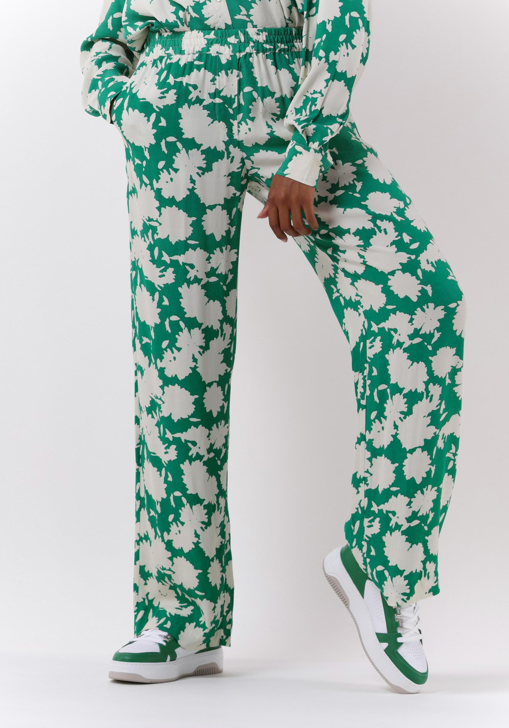Groene MODSTRÖM Pantalon ALLISON PRINT PANTS | Omoda