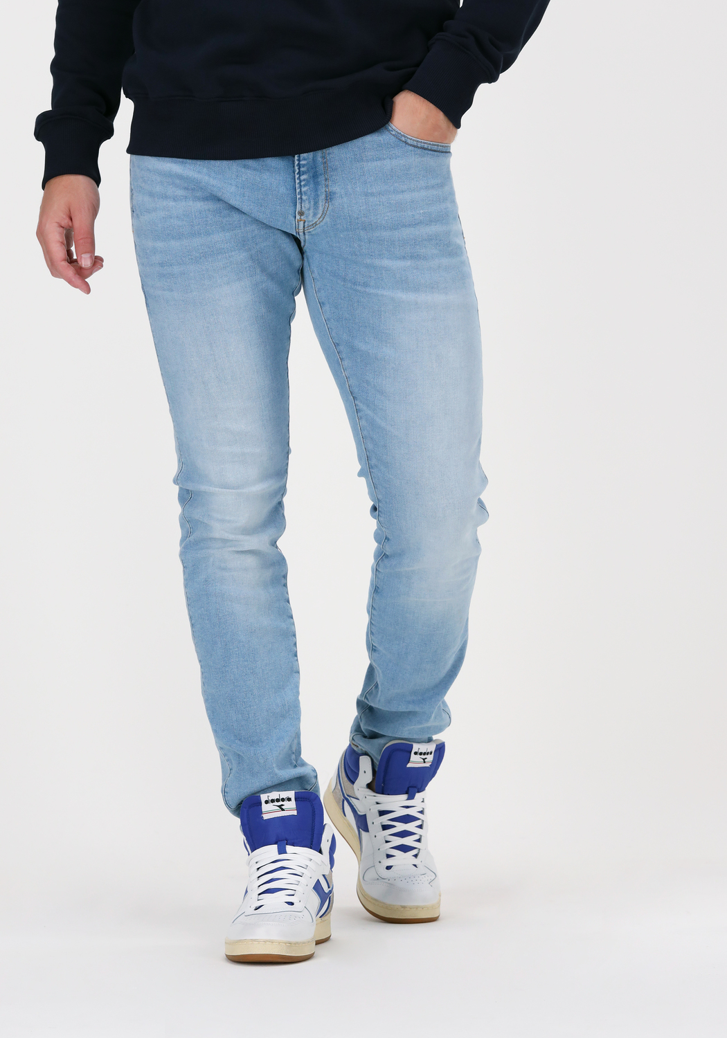Lichtblauwe GSTAR RAW Slim fit jeans 8968 ELTO SUPERSTRETCH Omoda