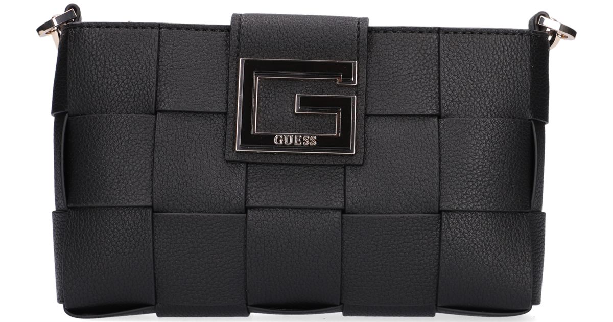 Zwarte GUESS Schoudertas LIBERTY CITY ZIP SHOULDER BAG Omoda