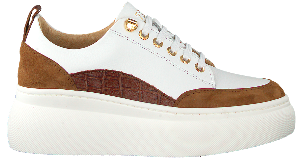 Witte CYCLEUR DE LUXE Lage sneakers CALI | Omoda