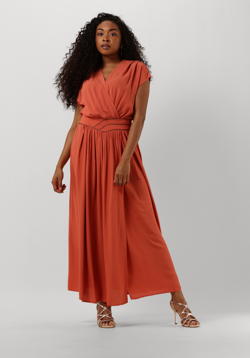 Luiza Mini Jurk in Rib Gezwarte Parel