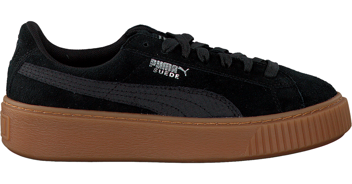 Sneakers van puma zwart met bruine zool - Vinted
