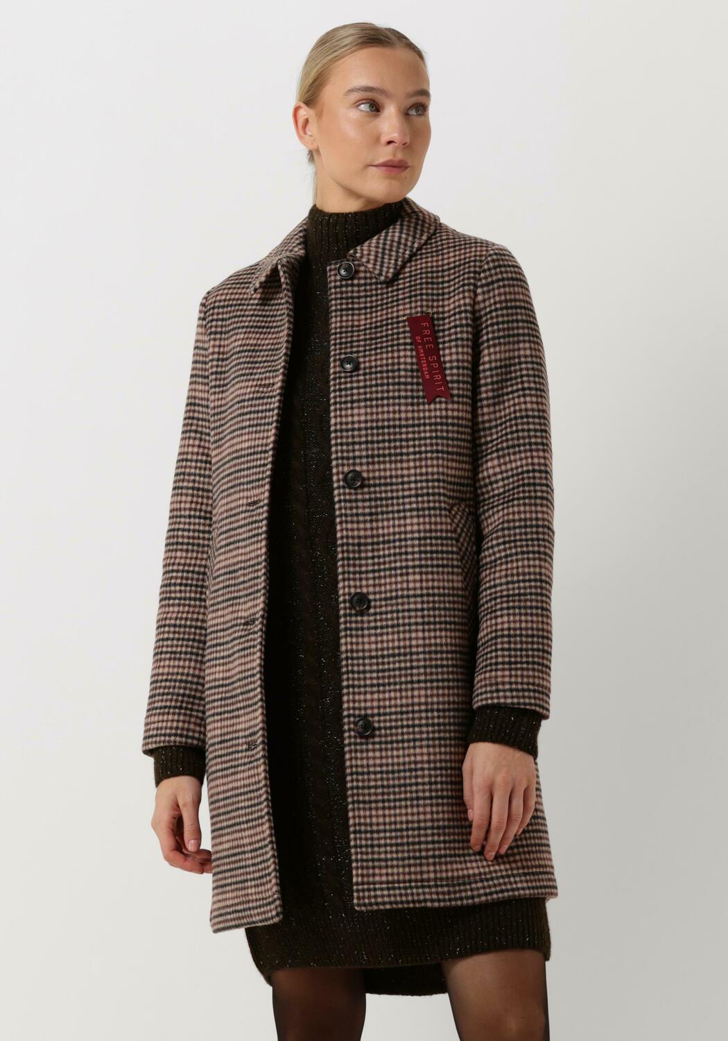 Beige SCOTCH SODA Mantel BONDED CLASSIC WOOL BLEND TAILORED COAT