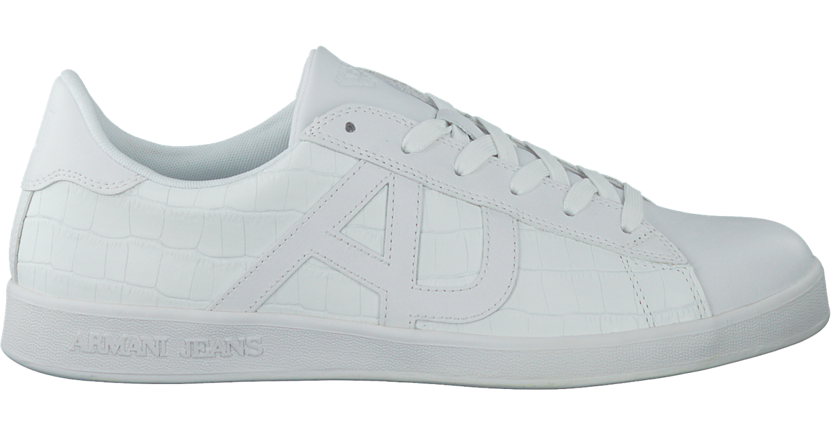 Witte ARMANI JEANS Sneakers 935565 | Omoda