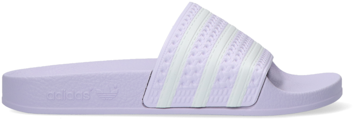 Adidas Performance ADILETTE AQUA badslippers lila/wit - Schoenen.nl