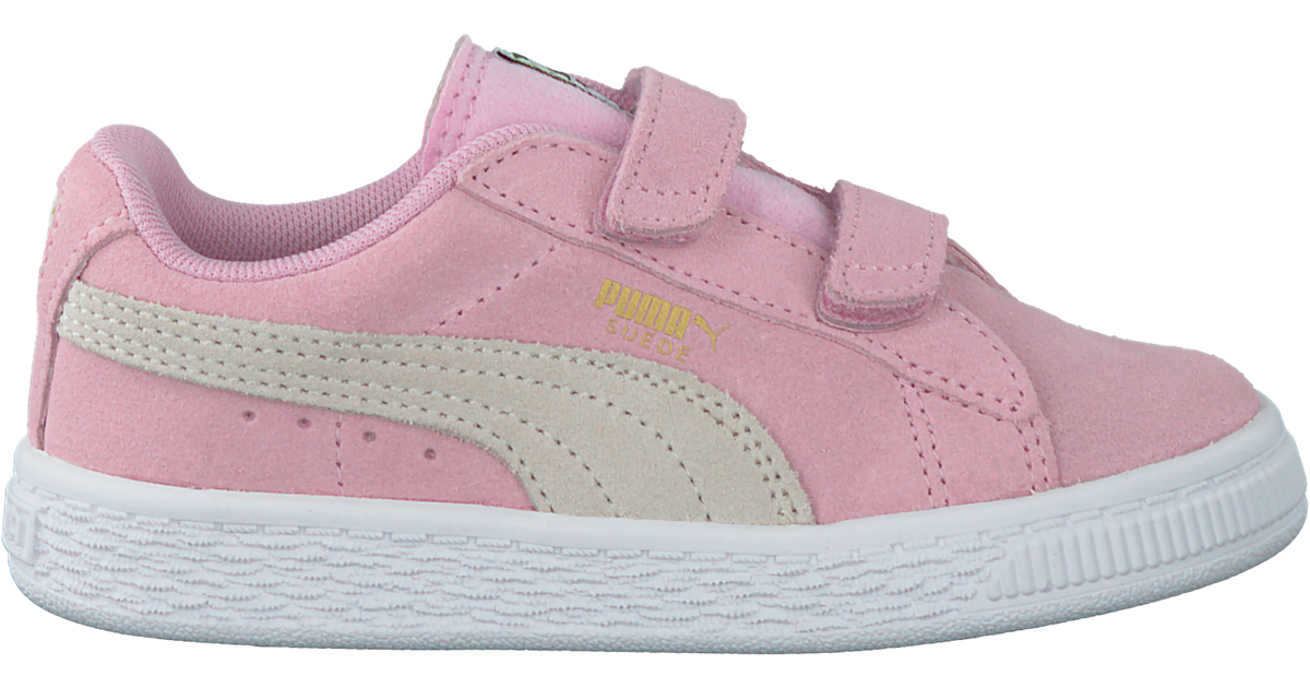 puma suede bow rose