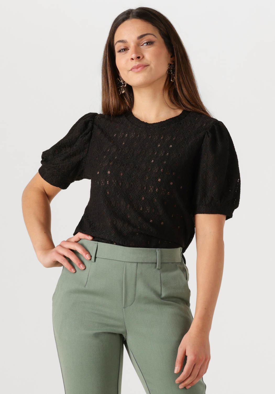 Objmelba Re Ls Shirt Black