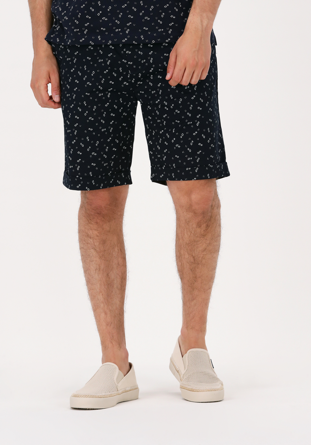 Scotch & Soda Heren Stuart-Classic Winter Chino in Wool Blend kwaliteit met Neps broek