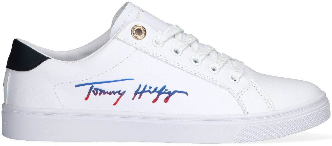 tommy hilfiger fashion th leather cupsole sneaker