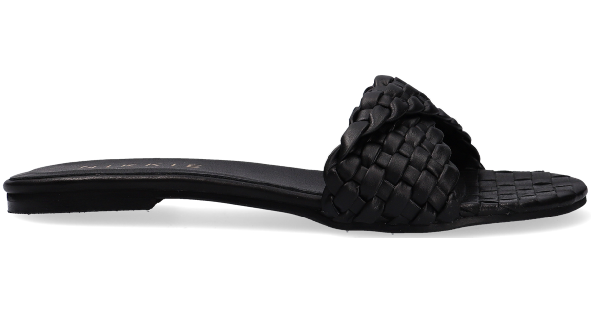 Zwarte NIKKIE Slippers BAYAN SANDAL | Omoda