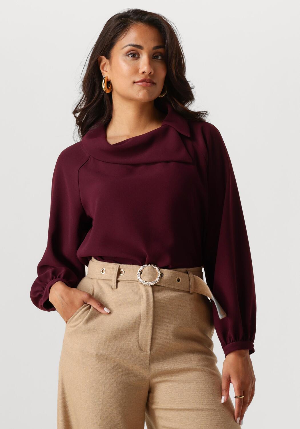 3020042 Bordeaux Stripe Blouse main image 1