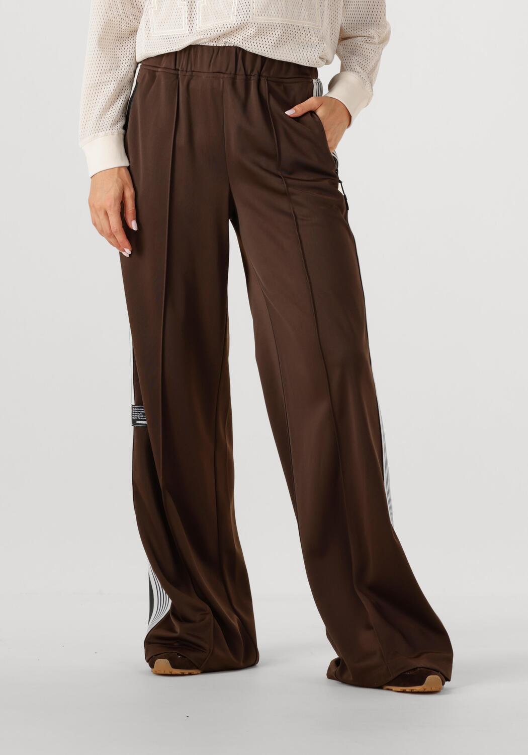 Haute L'Amitié - Baggy Pin Stripe Track Pants HL10493 - Mocca main image 0