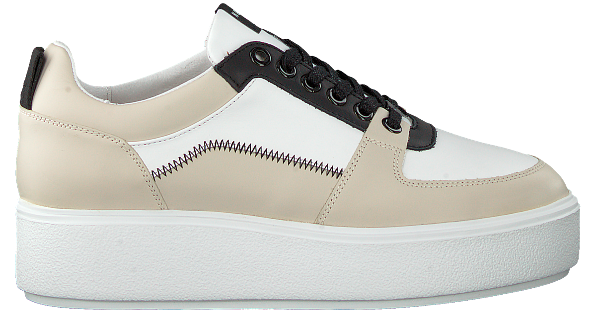 Witte NUBIKK Lage sneakers ELISE BLUSH | Omoda